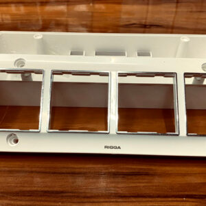 RIGGA PVC SURFACE 8 WAY MODULAR GANG BOX