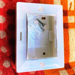 RIGGA PVC SURFACE 3 WAY MODULAR GANG BOX