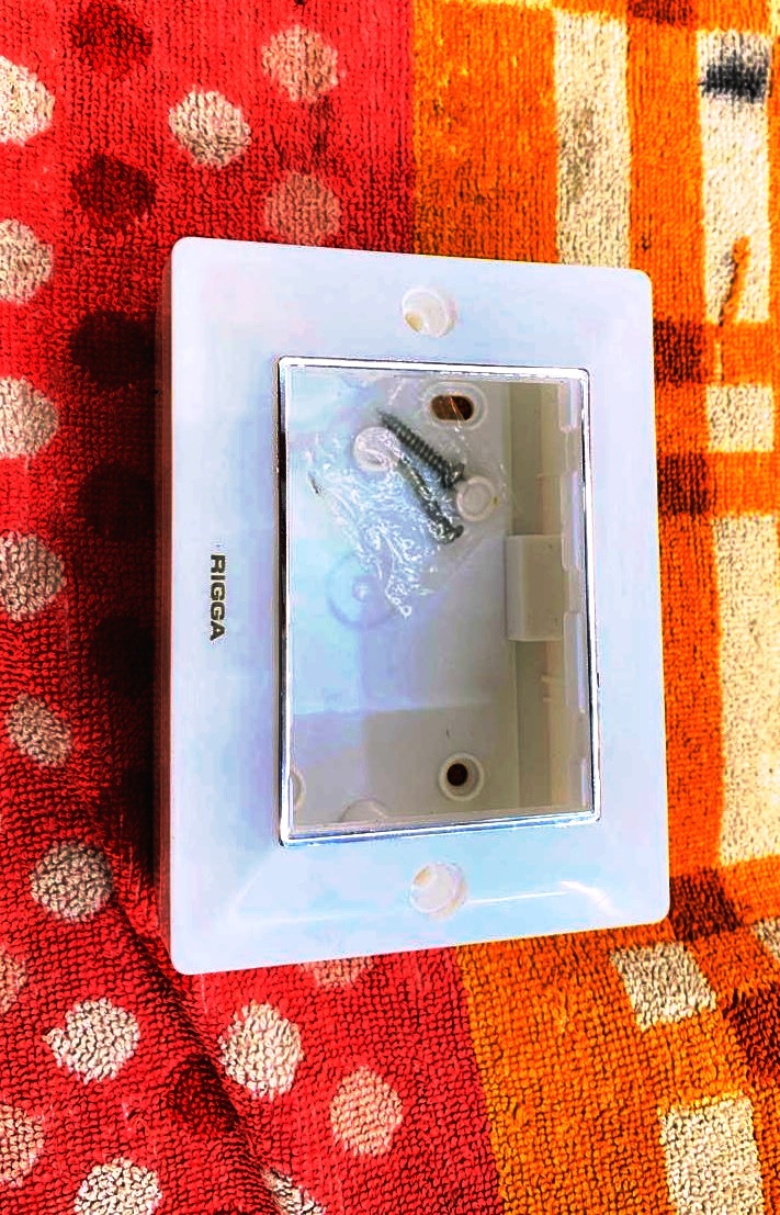 RIGGA PVC SURFACE 3 WAY MODULAR GANG BOX